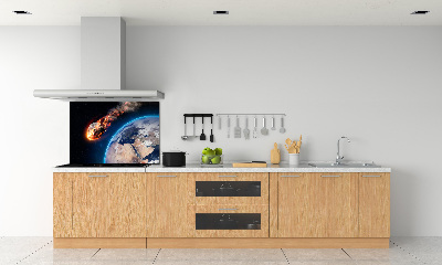 Panel do kuchni Spadający meteor