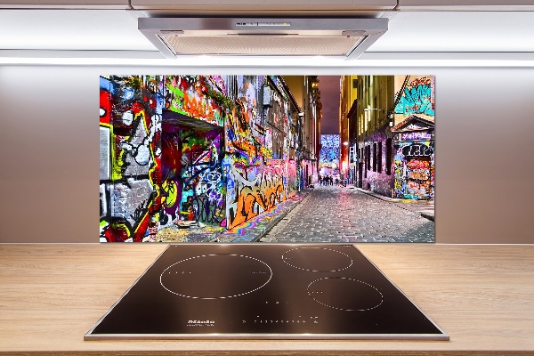 Achterwand keuken Kleurrijke graffiti