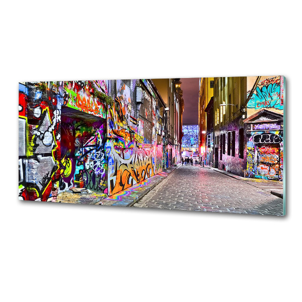 Panel do kuchni Kolorowe graffiti