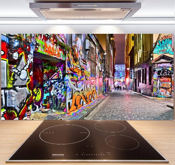 Panel do kuchni Kolorowe graffiti