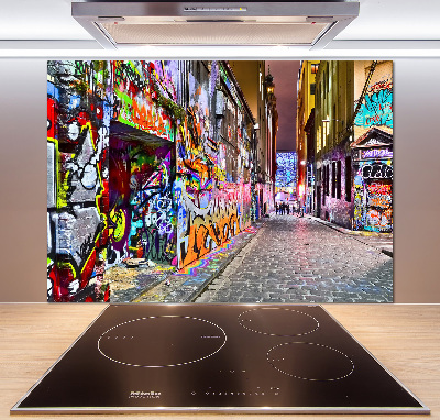 Panel do kuchni Kolorowe graffiti
