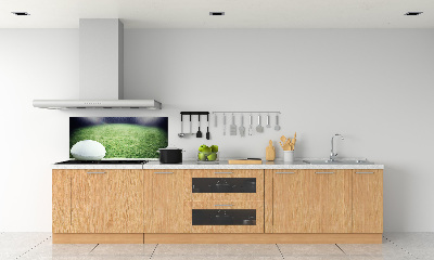 Glazen achterwand keuken Rugbybal