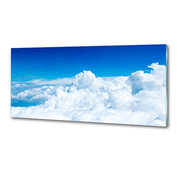 Panel lacobel Chmury z lotu ptaka