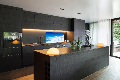 Panel lacobel Chmury z lotu ptaka