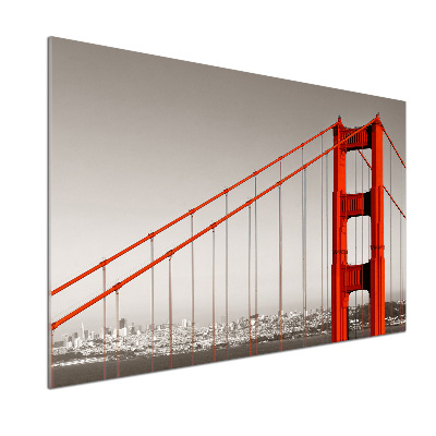 Spatplaat keuken San Francisco-brug