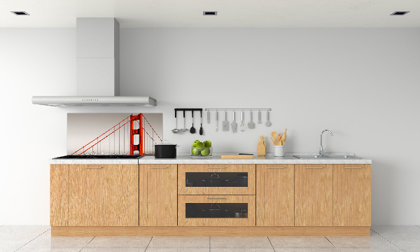 Spatplaat keuken San Francisco-brug