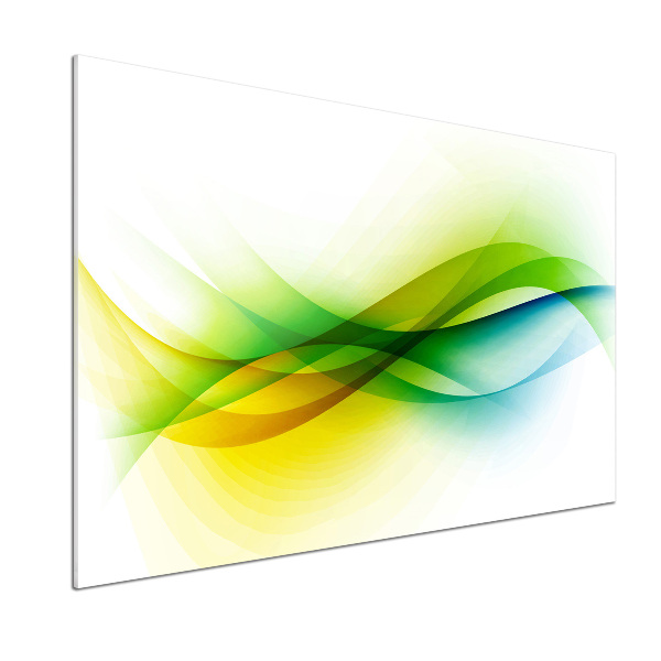 Spatscherm keuken Abstracte golven