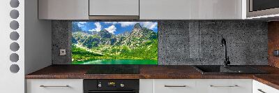 Achterwand keuken Meer in de bergen