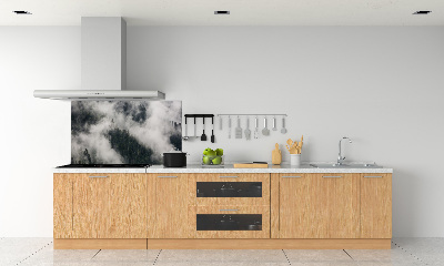 Spatscherm keuken Mist boven het bos