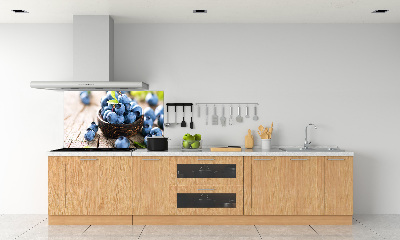 Glazen achterwand keuken Bessen