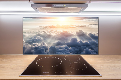 Spatplaat keuken Wolken vanuit vogelperspectief