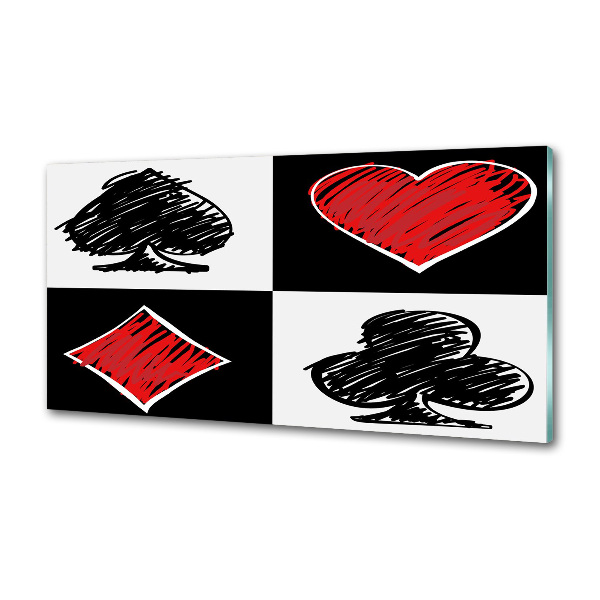 Keuken achterwand Kaartkleuren