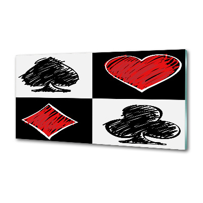 Keuken achterwand Kaartkleuren