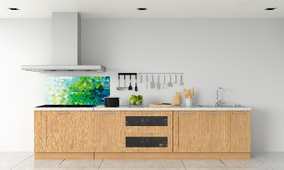 Spatplaat keuken Abstracte driehoeken