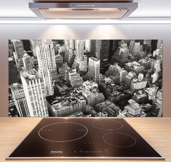 Panel lacobel Nowy Jork lot ptaka