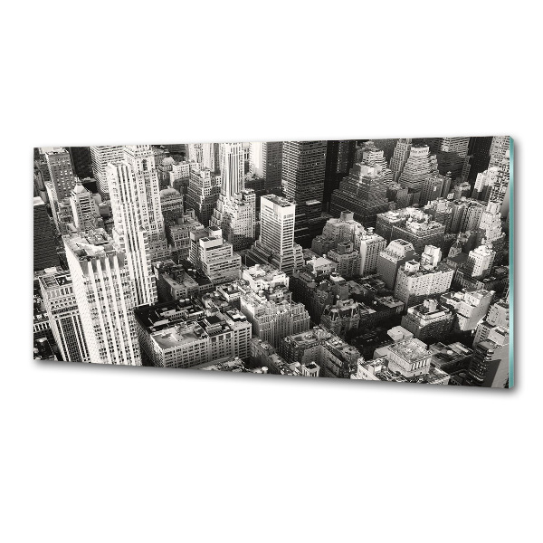 Keuken achterwand New York vanuit vogelperspectief
