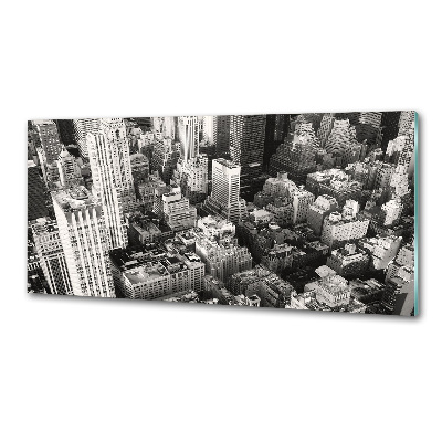 Panel lacobel Nowy Jork lot ptaka