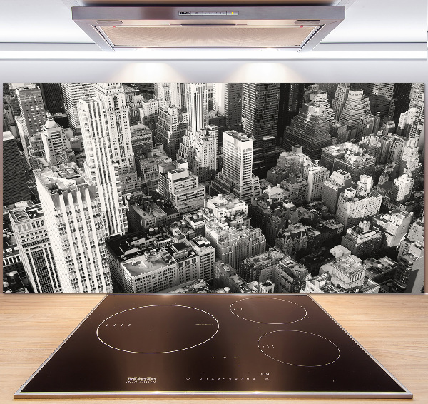 Panel lacobel Nowy Jork lot ptaka