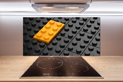 Spatscherm keuken Lego