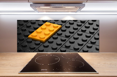 Spatscherm keuken Lego