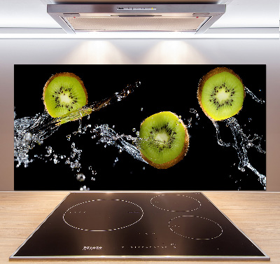 Spatscherm keuken Kiwi en water