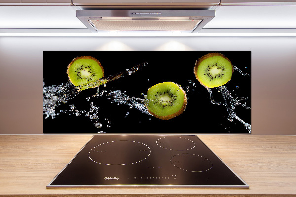 Spatscherm keuken Kiwi en water