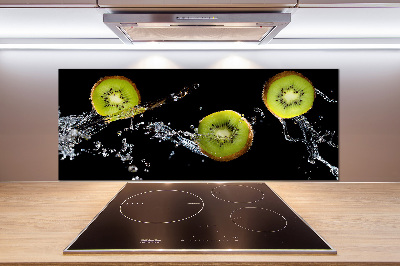 Spatscherm keuken Kiwi en water