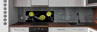 Spatscherm keuken Kiwi en water