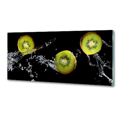 Spatscherm keuken Kiwi en water