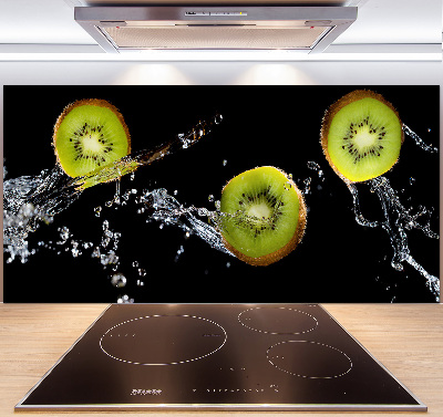 Spatscherm keuken Kiwi en water