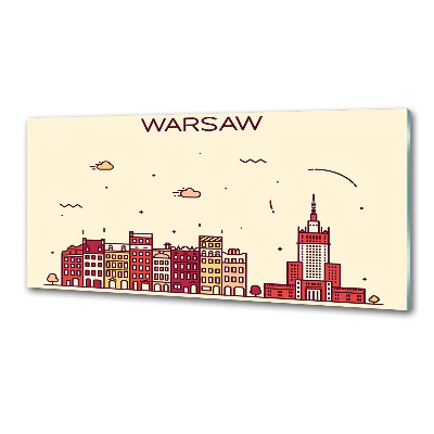 Spatscherm keuken Warschau, Polen