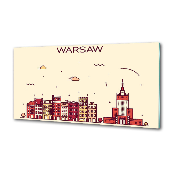 Spatscherm keuken Warschau, Polen