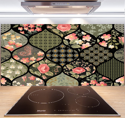 Panel do kuchni Kwiecisty wzór