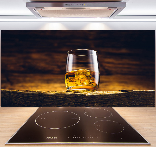Achterwand keuken Bourbon in een glas