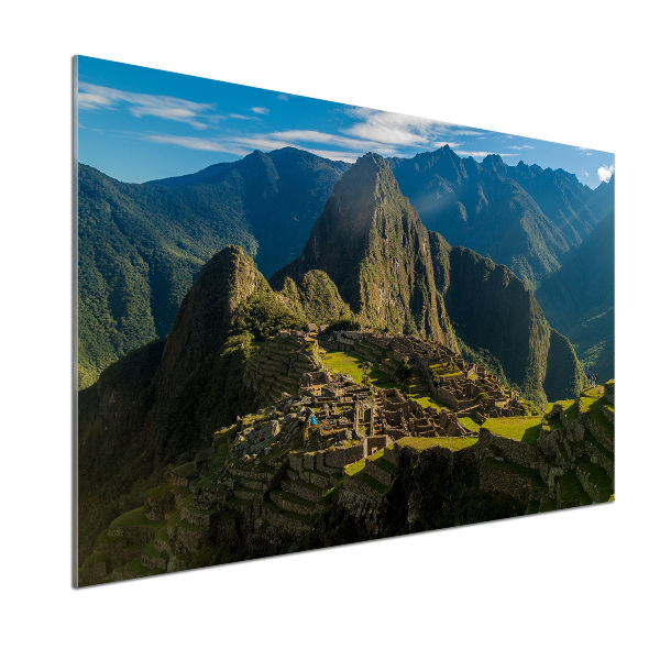 Spatscherm keuken Ruïnes van Machu Picchu
