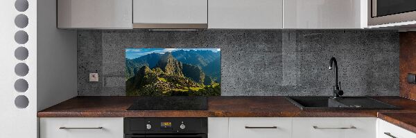 Spatscherm keuken Ruïnes van Machu Picchu