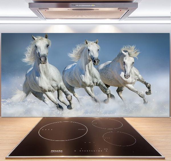 Keuken achterwand Paarden in galop