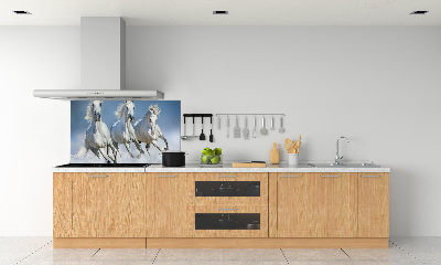 Keuken achterwand Paarden in galop