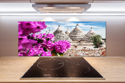 Spatscherm keuken Trulli-huizen