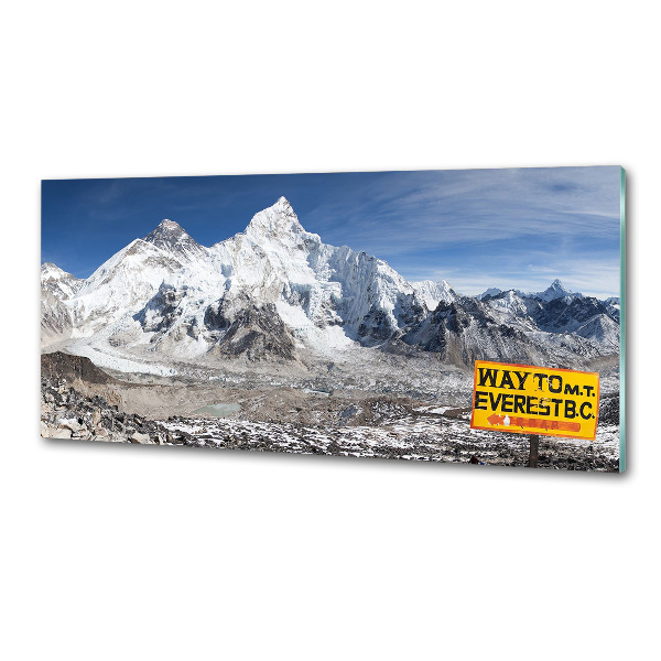 Panel dekor szkło Góra Everest