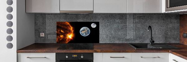 Spatplaat keuken Zonnestelsel
