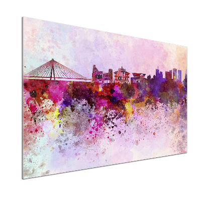 Panel do kuchni Kolorowa Warszawa