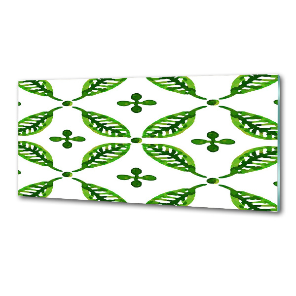 Panel do kuchni Zielone liście