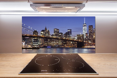 Keuken achterwand Manhattan 's nachts