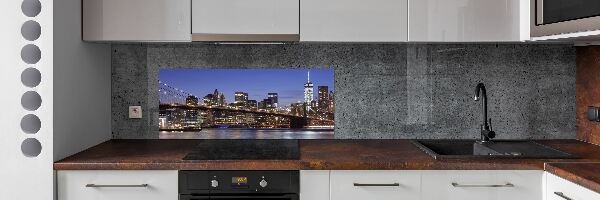 Keuken achterwand Manhattan 's nachts
