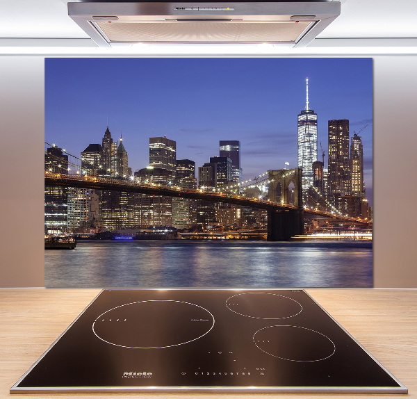 Keuken achterwand Manhattan 's nachts