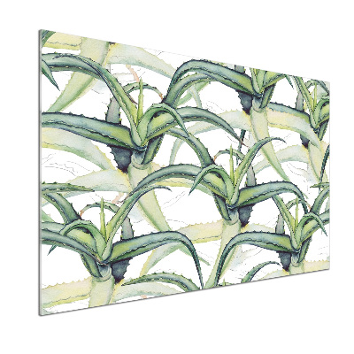 Panel szklany do kuchni Aloes