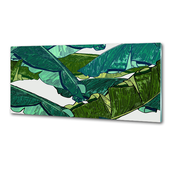 Panel do kuchni Liście bananowca
