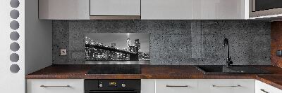 Achterwand keuken New York 's nachts