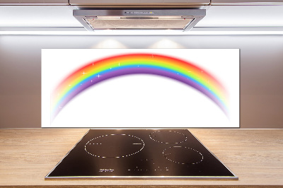 Spatscherm keuken Regenboog
